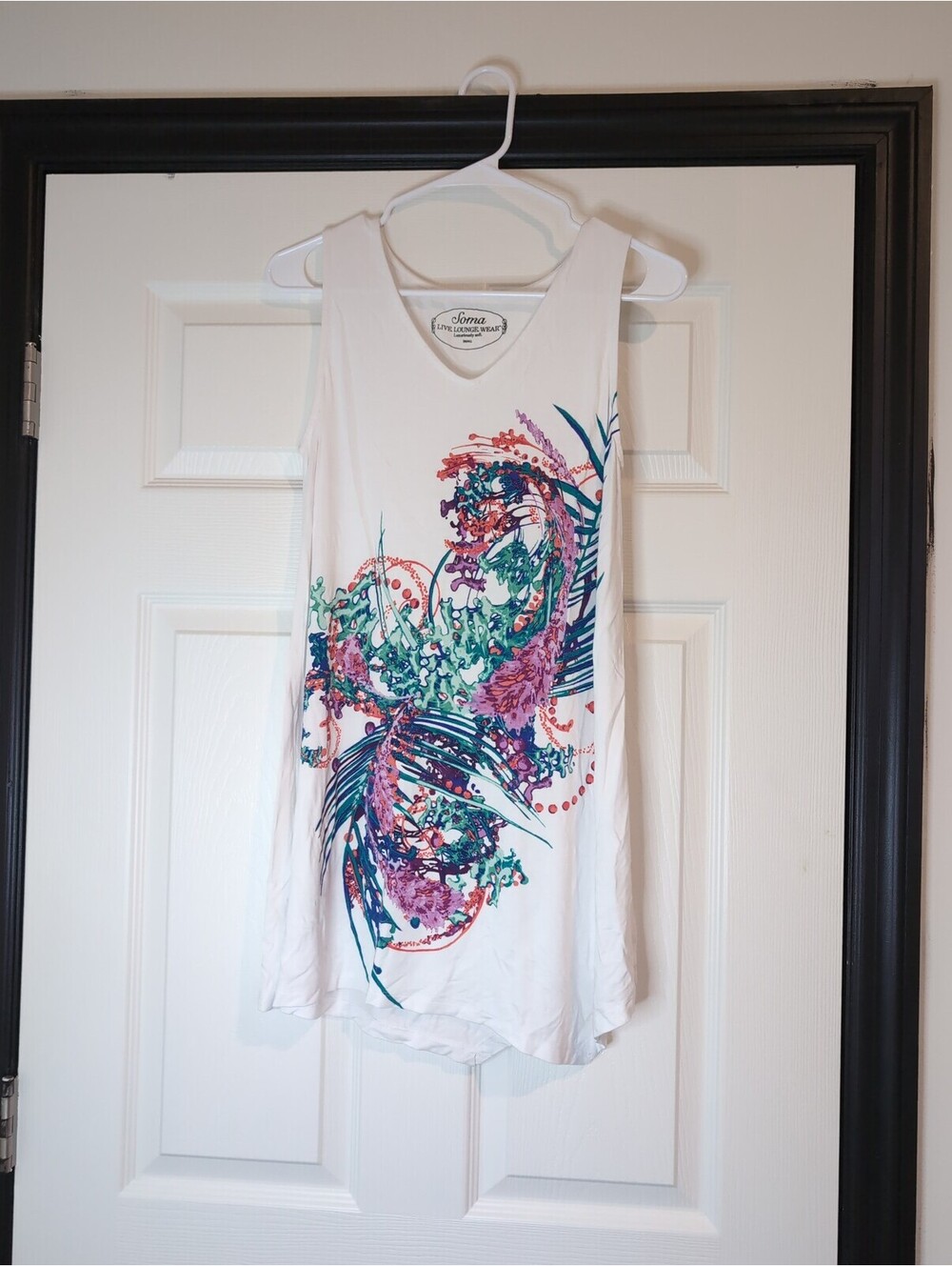 Small soma watercolor flowy tank top